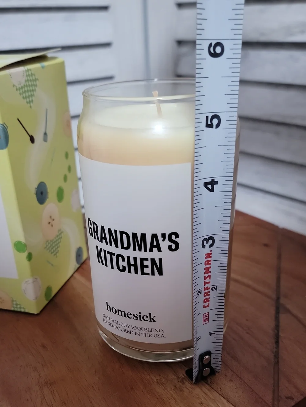 Homesick Grandma's Kitchen Scented Candle - Cream